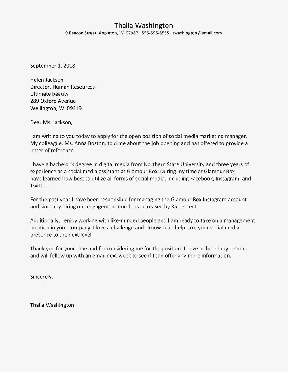 Cover Letter Format Template Cover Letter Template To Use To Apply For A Job