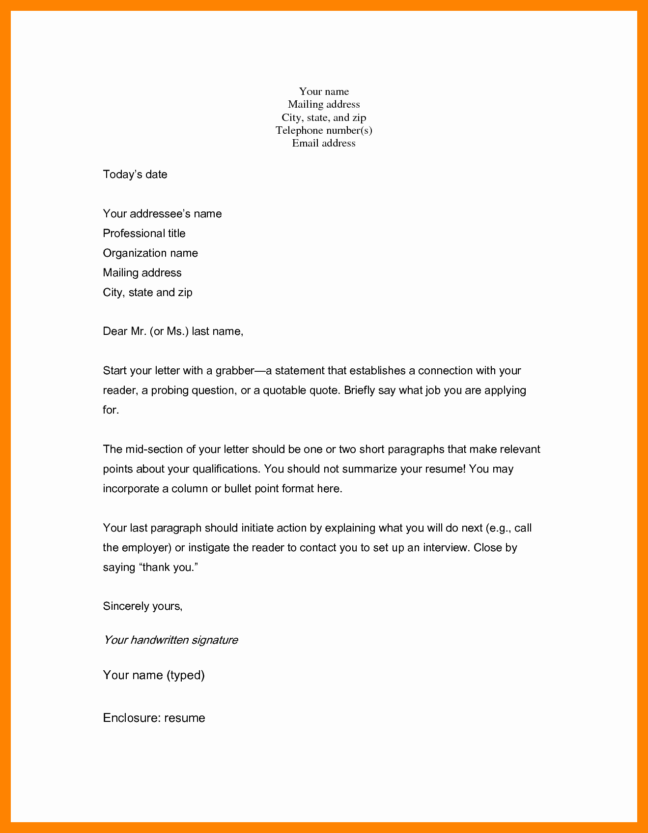 How To Write A Cover Letter Without Employer Address