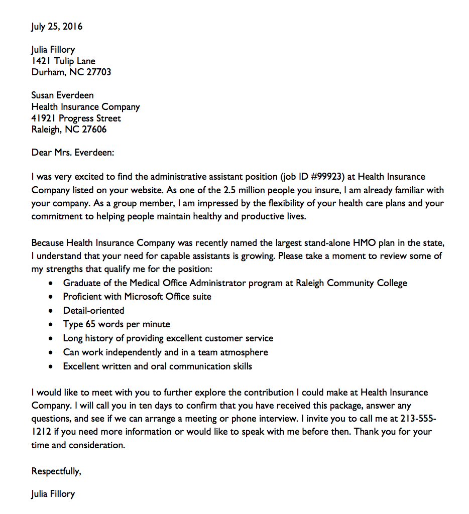What Is A Good Cover Letter For A Job Example At Getmatildablog Blog