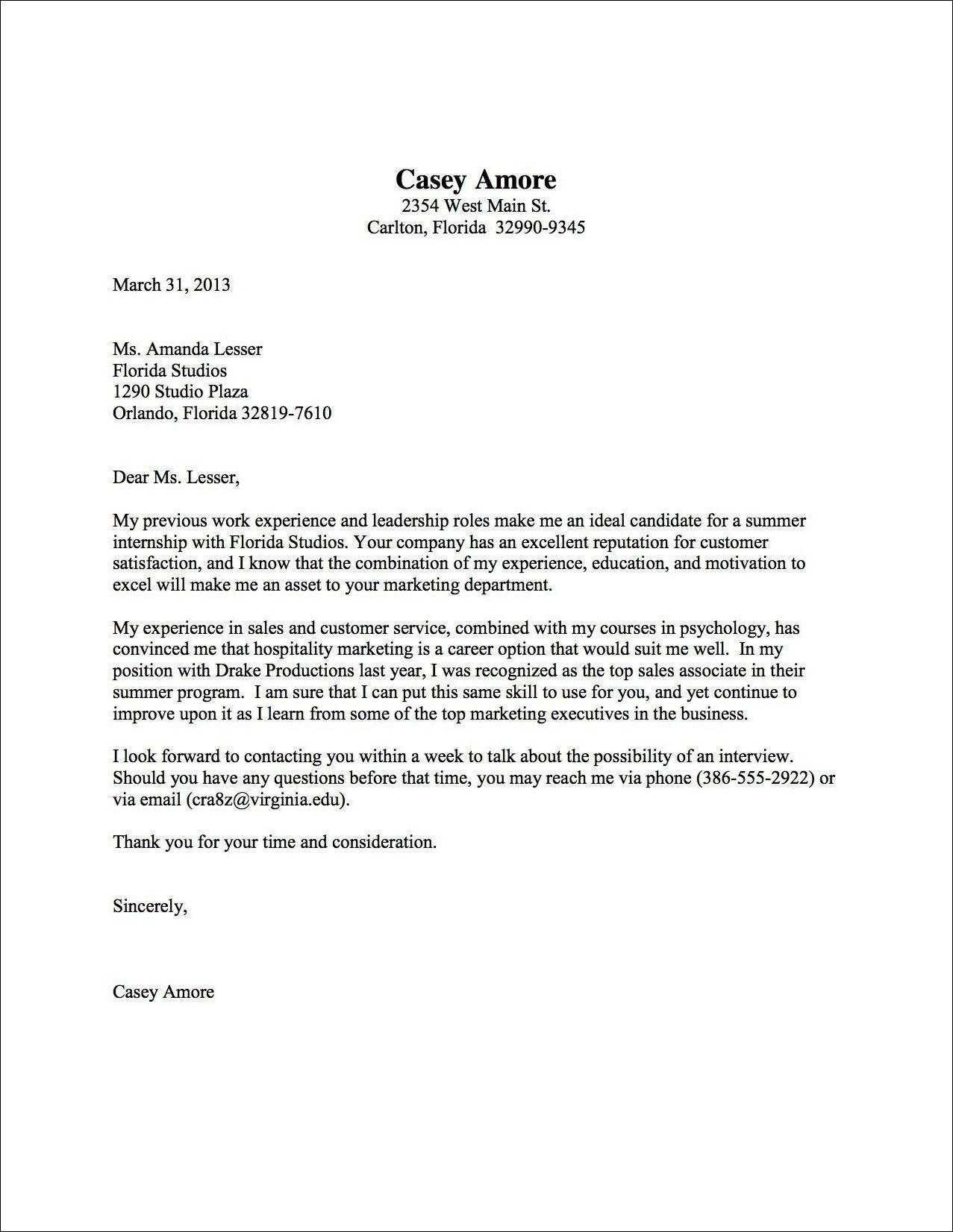 27+ Examples Of Cover Letter - letterly.info