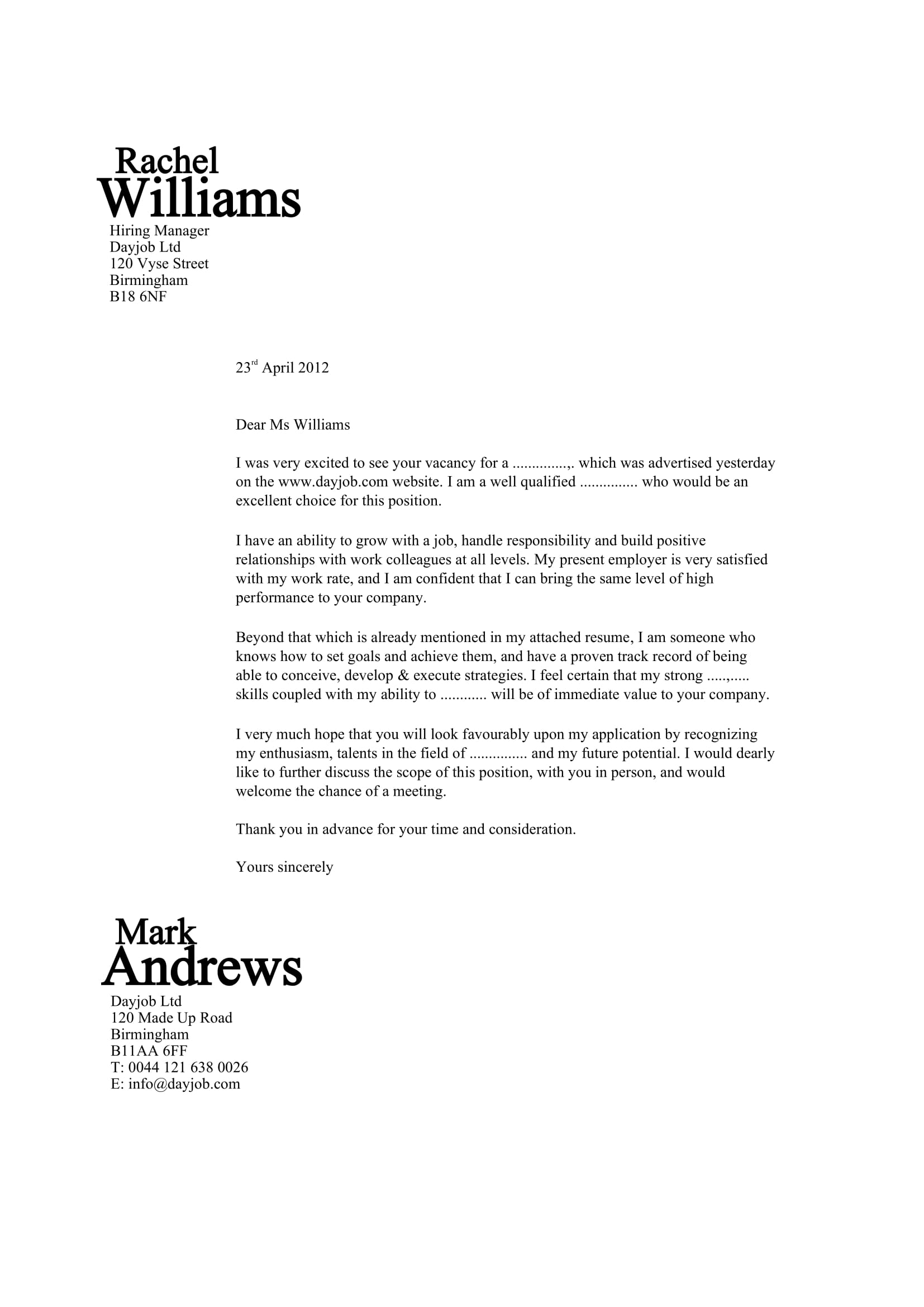 Good Cover Letter Samples Best Sample Cover Letter Examples For Job Applicants Wisestep