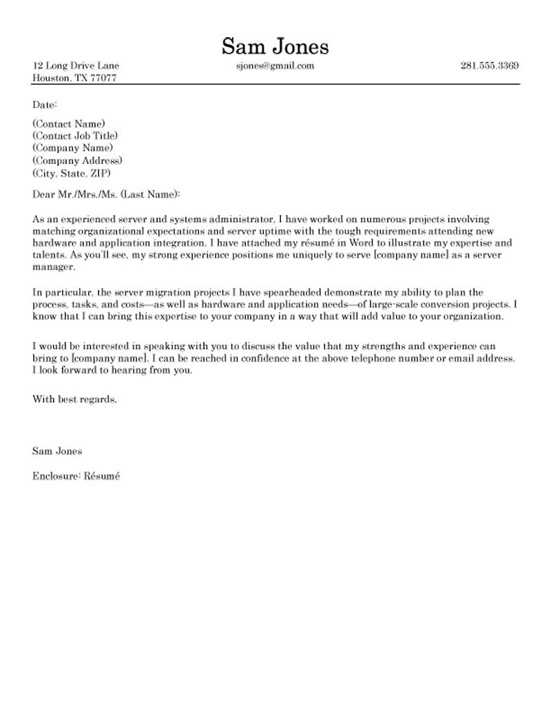 25 Great Cover Letter Examples Letterly info