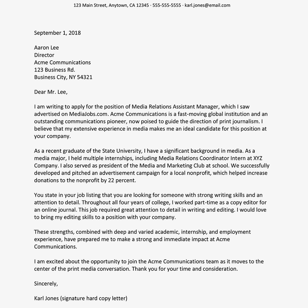 12+ College Student Cover Letter | Cover Letter Example : Cover Letter