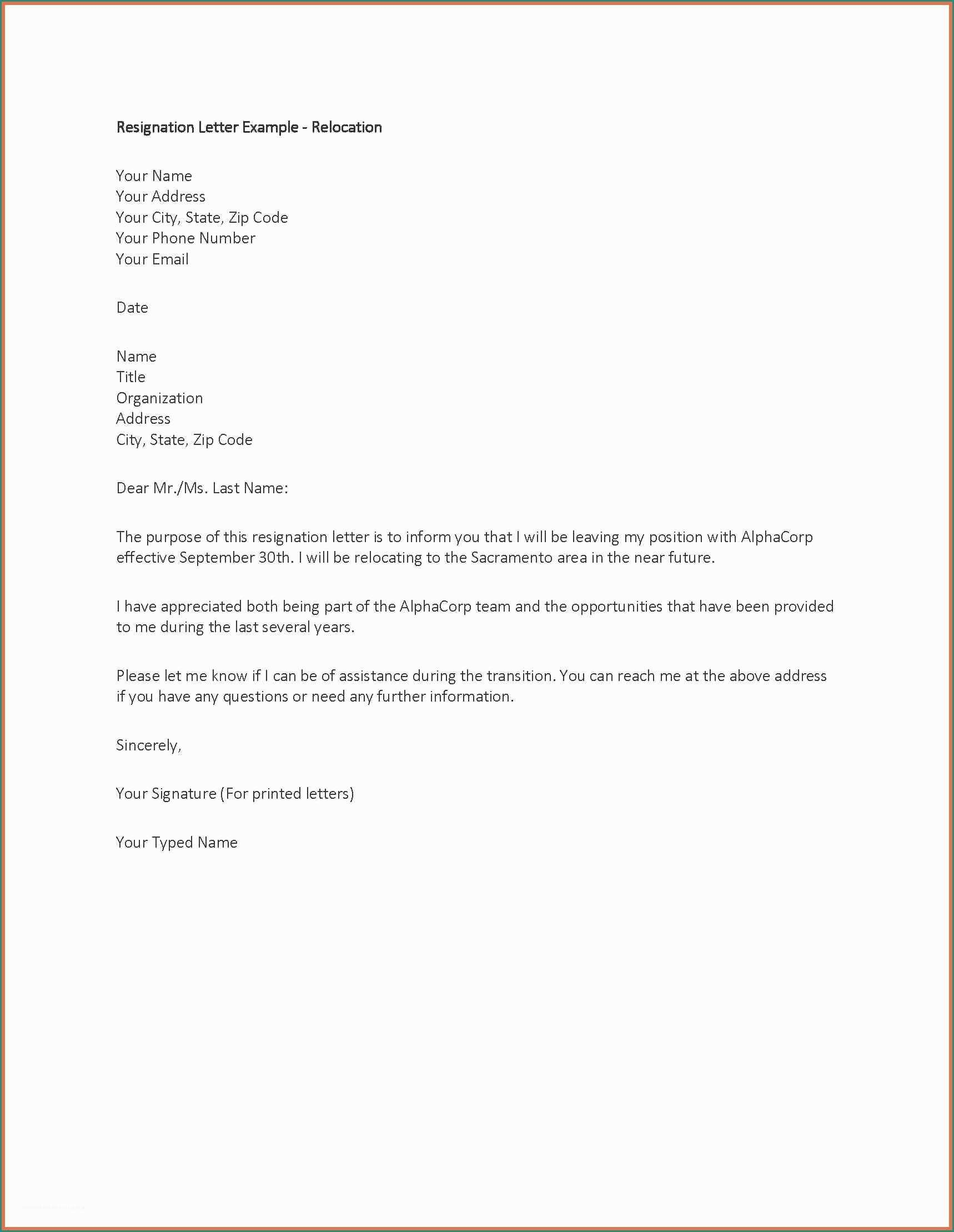 Leave You Job with Outstanding Resignation Letter Template - letterly.info