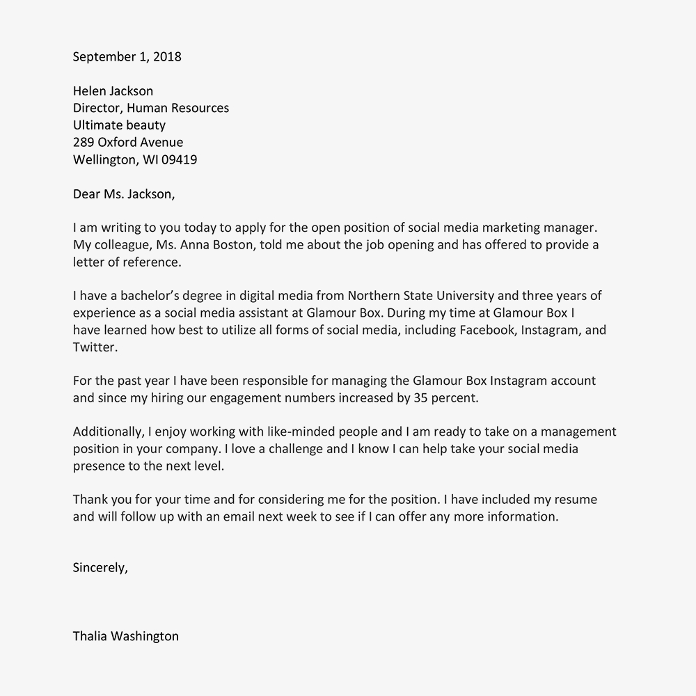 25 Writing A Good Cover Letter Letterly info