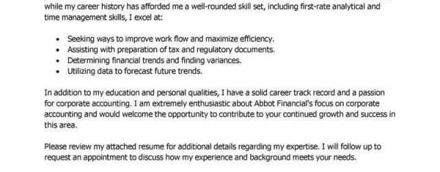 Accounting Internship Cover Letter Accounting Internship Cover Letter Best Training Internship College