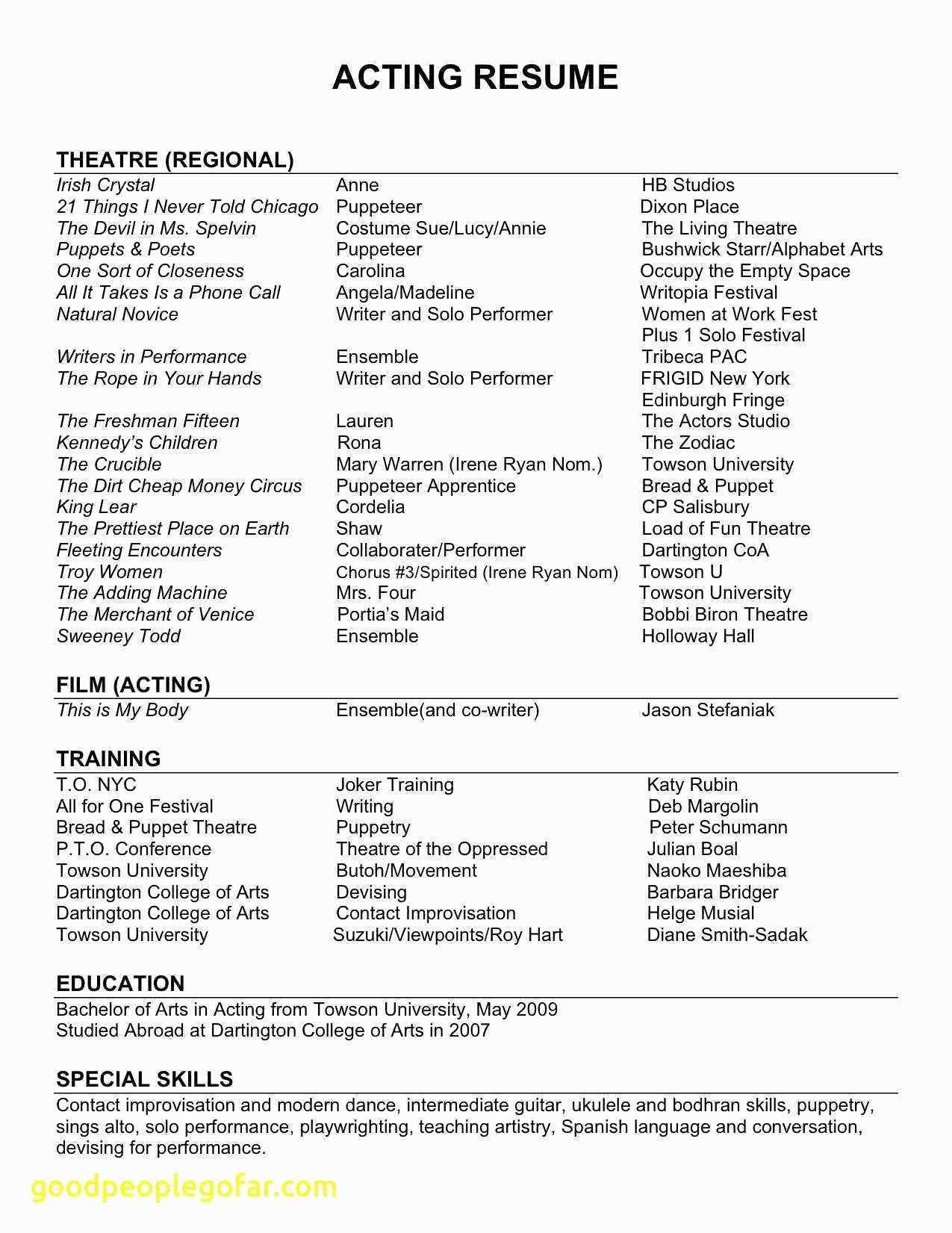 Acting Cover Letter Theatre Acting Cover Letter Elnours Letterly info