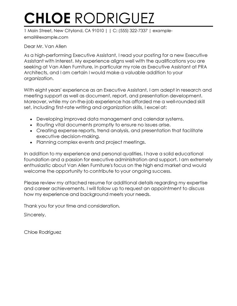 27 Administrative Assistant Cover Letter Examples Letterly info