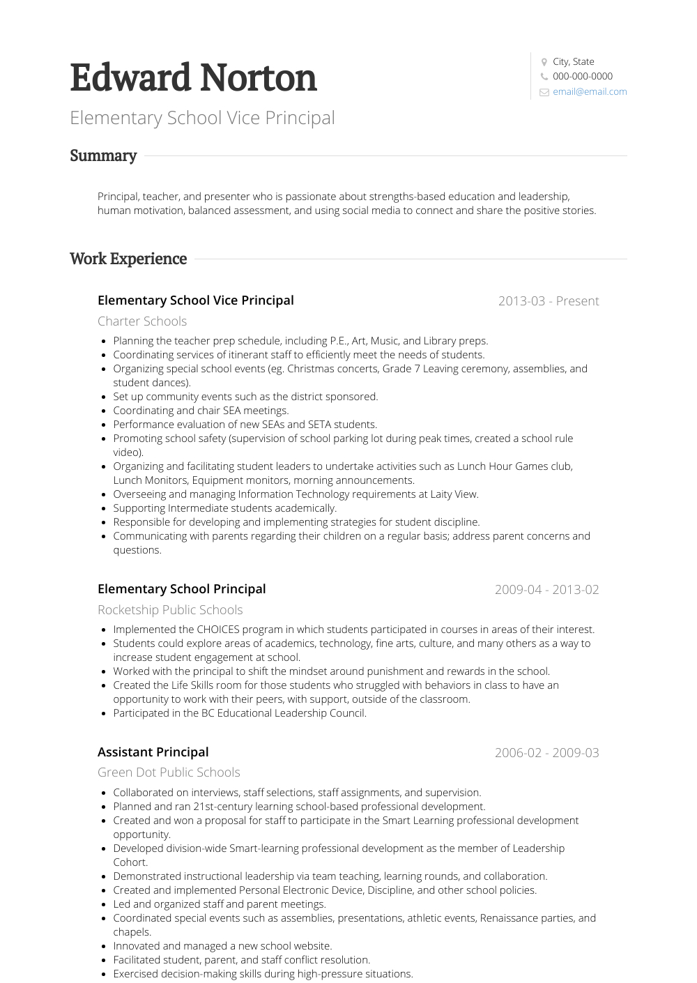 Building Your Best Assistant Principal Resume - letterly.info