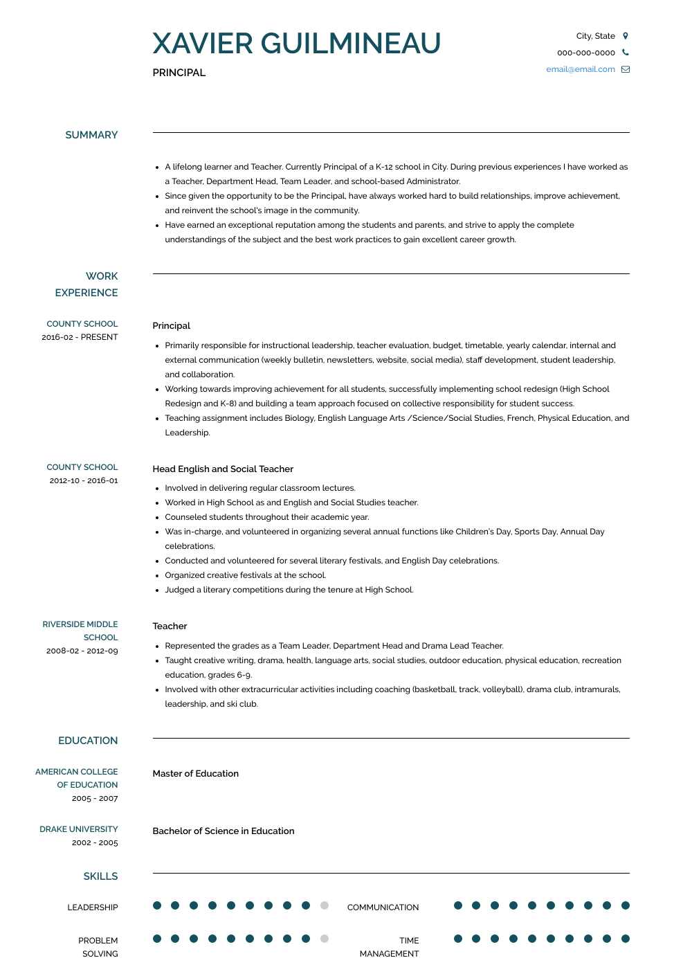 Building Your Best Assistant Principal Resume - letterly.info