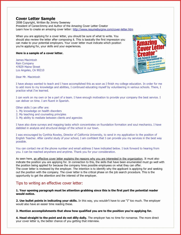 Attention Grabbing Cover Letter Resume Cover Letters That Grab