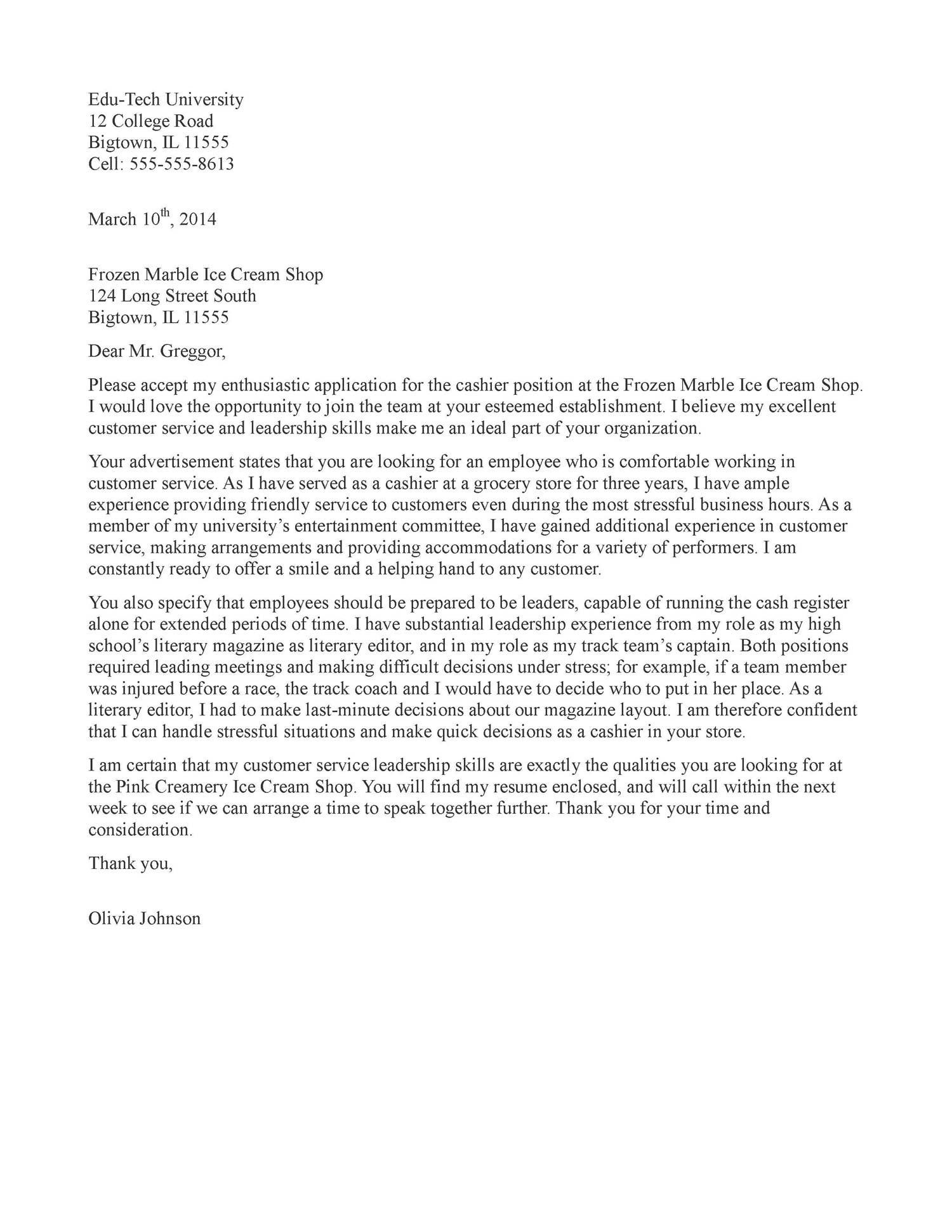 HOW TO WRITE AN APPLICATION LETTER AS A CASHIER WITHOUT EXPERIENCE visual data 2