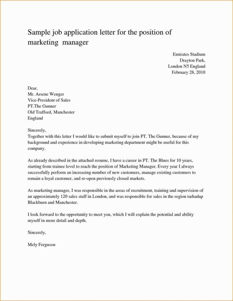 Cover Letter For Job Application Cover Letter Job Application Uk New