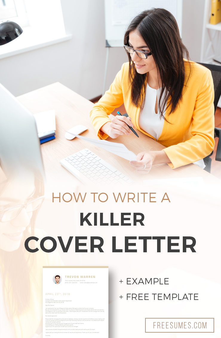 how to write a killer application letter