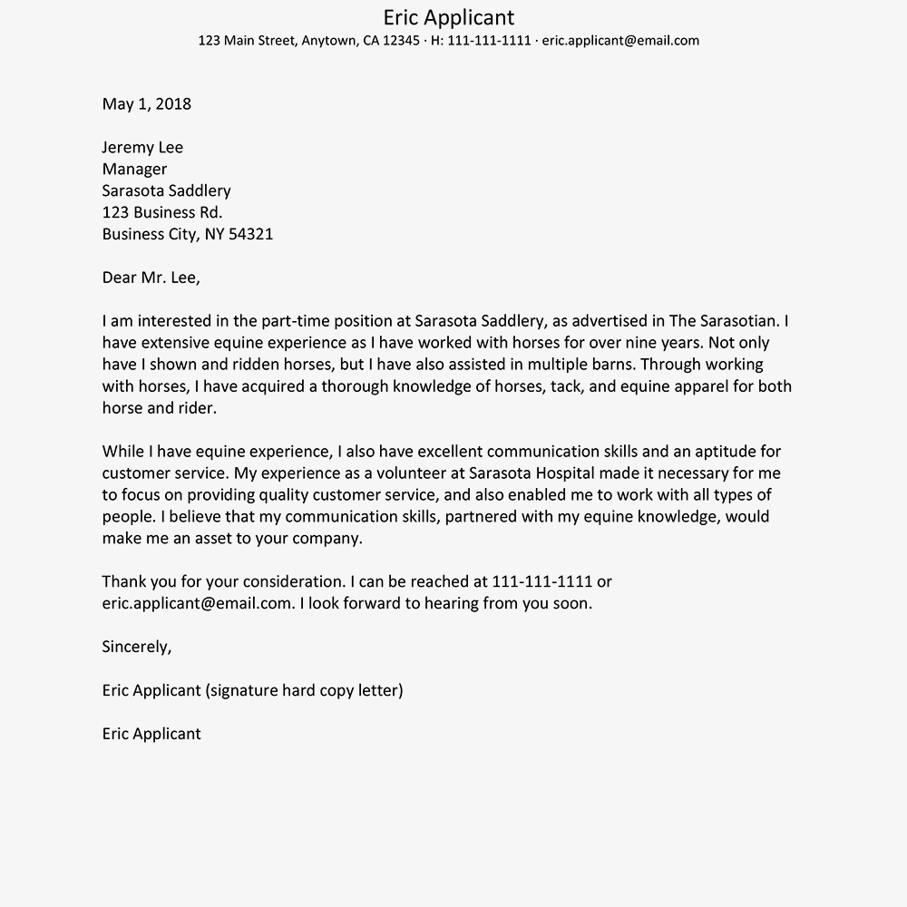 25+ Customer Service Cover Letter Samples - letterly.info