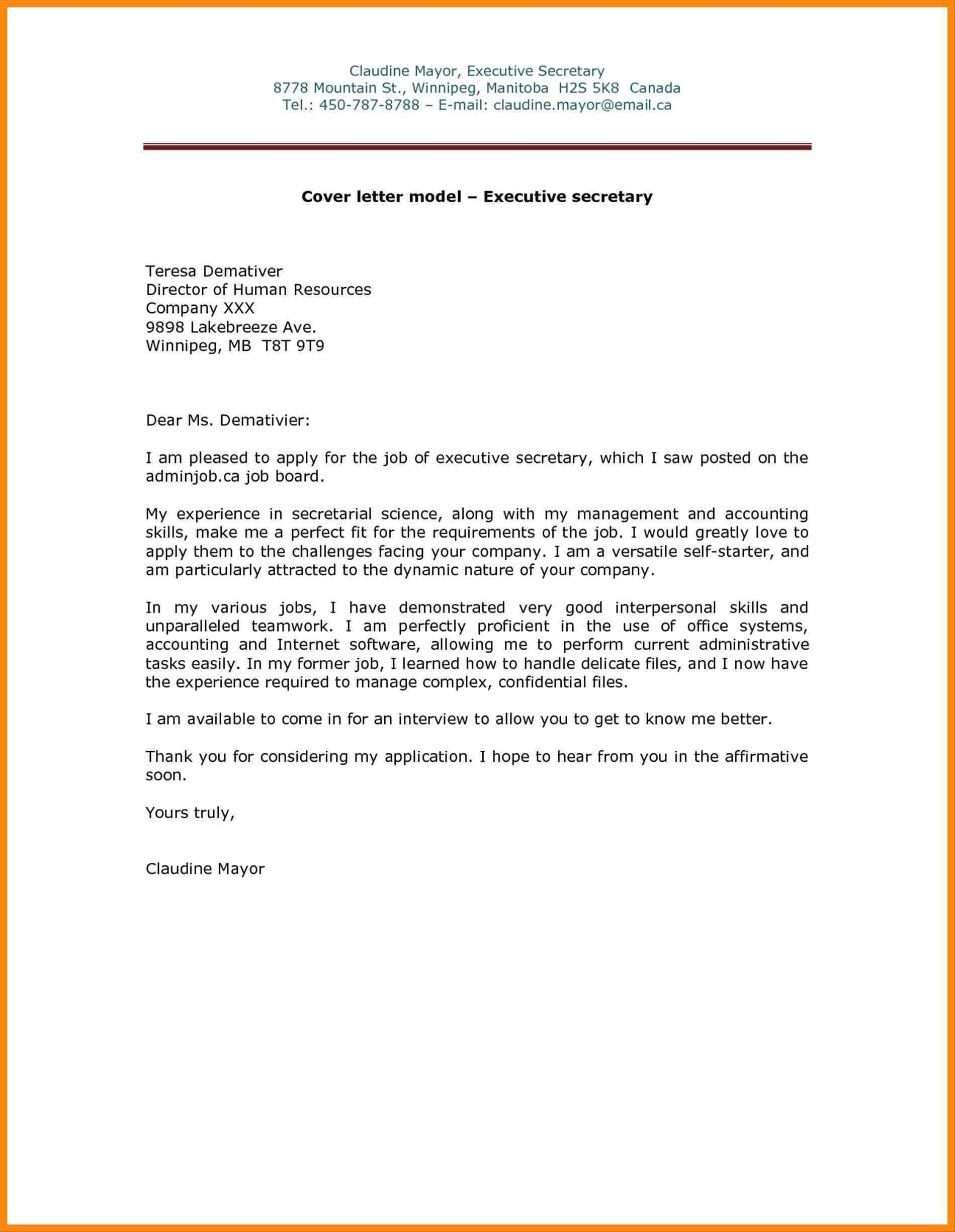 Email Cover Letter Format Format Application Letter Job Via Email New