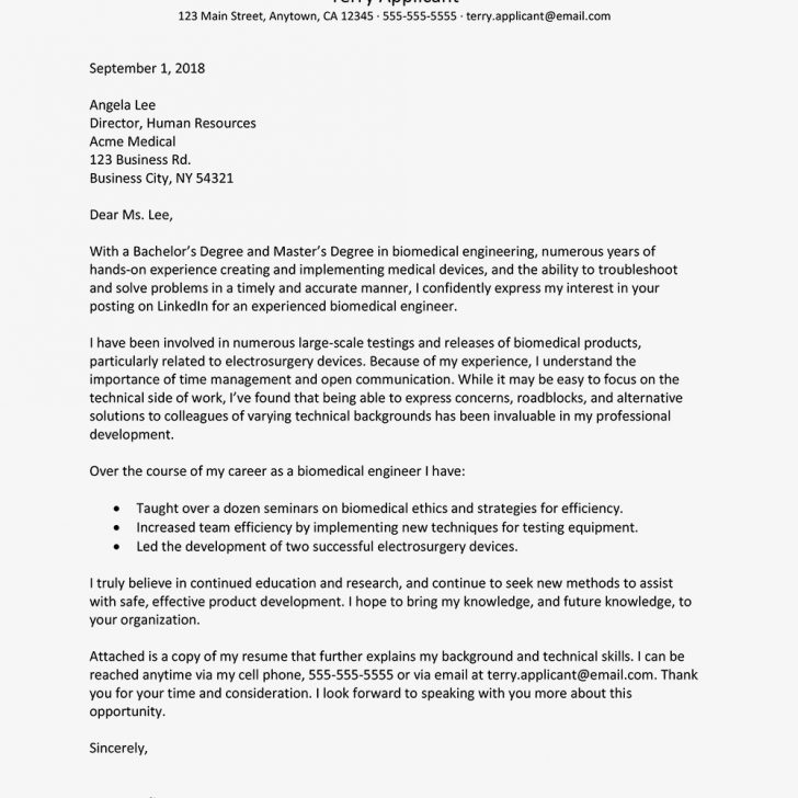 25+ Engineering Cover Letter - letterly.info