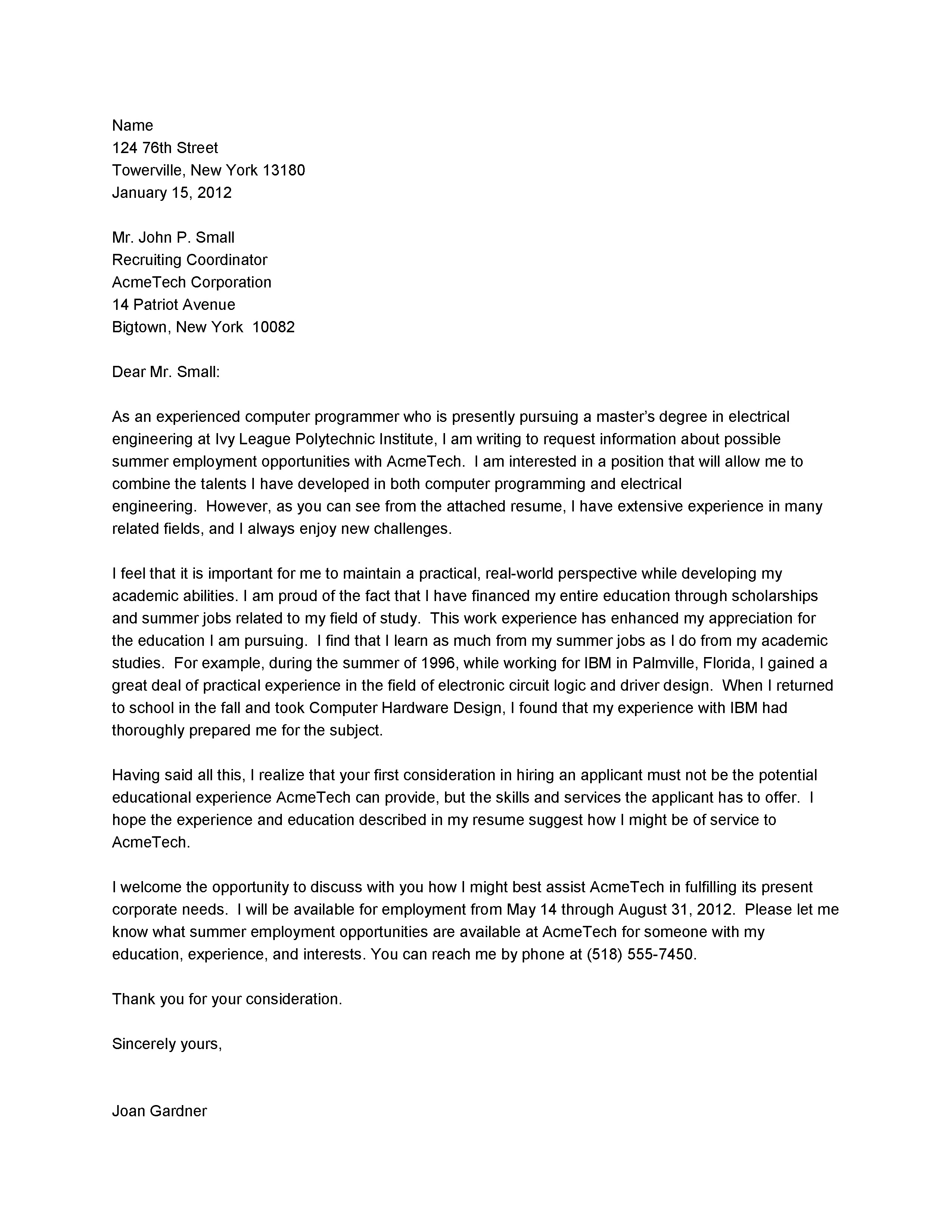 23+ Engineering Cover Letter Examples - letterly.info