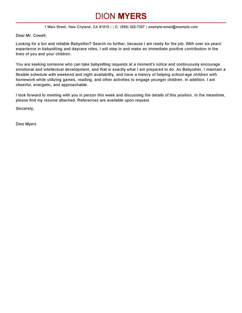 27+ Example Of Cover Letter For Job - letterly.info