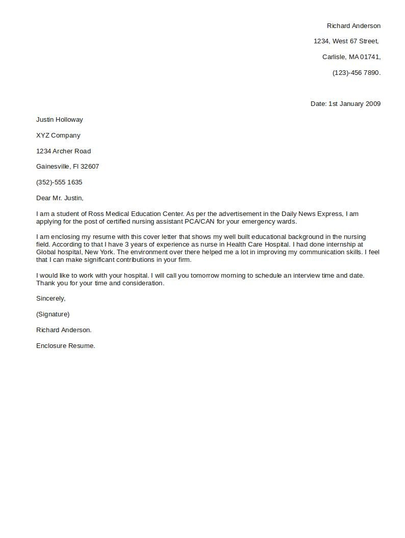 26 good cover letter for resume letterly info