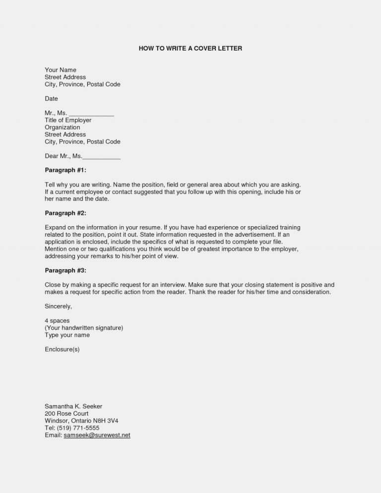 How To End A Cover Letter Ow To End Cover Letter What Does Enclosure At
