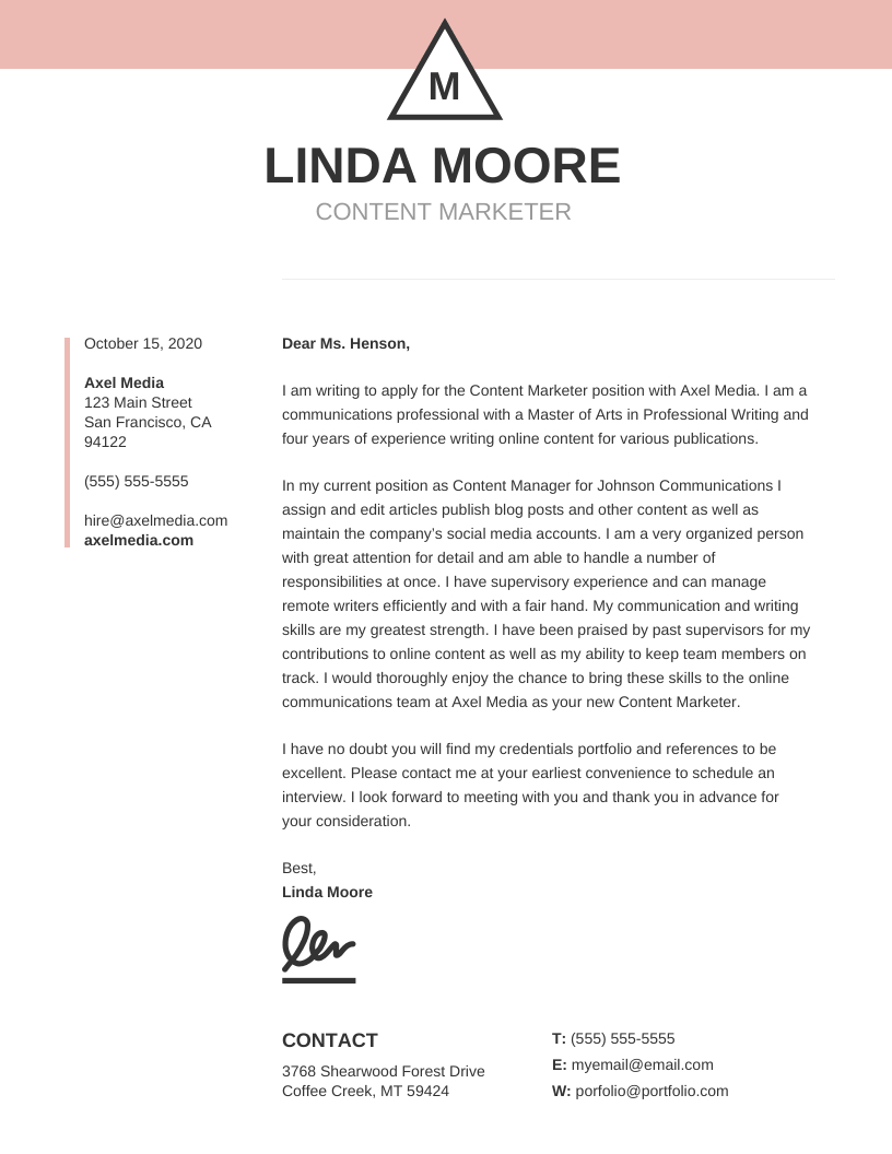 How To Make A Cover Letter 10 Cover Letter Templates And Expert Design How To Make A Cover Letter 10 Cover Letter Templates And Expert Design
