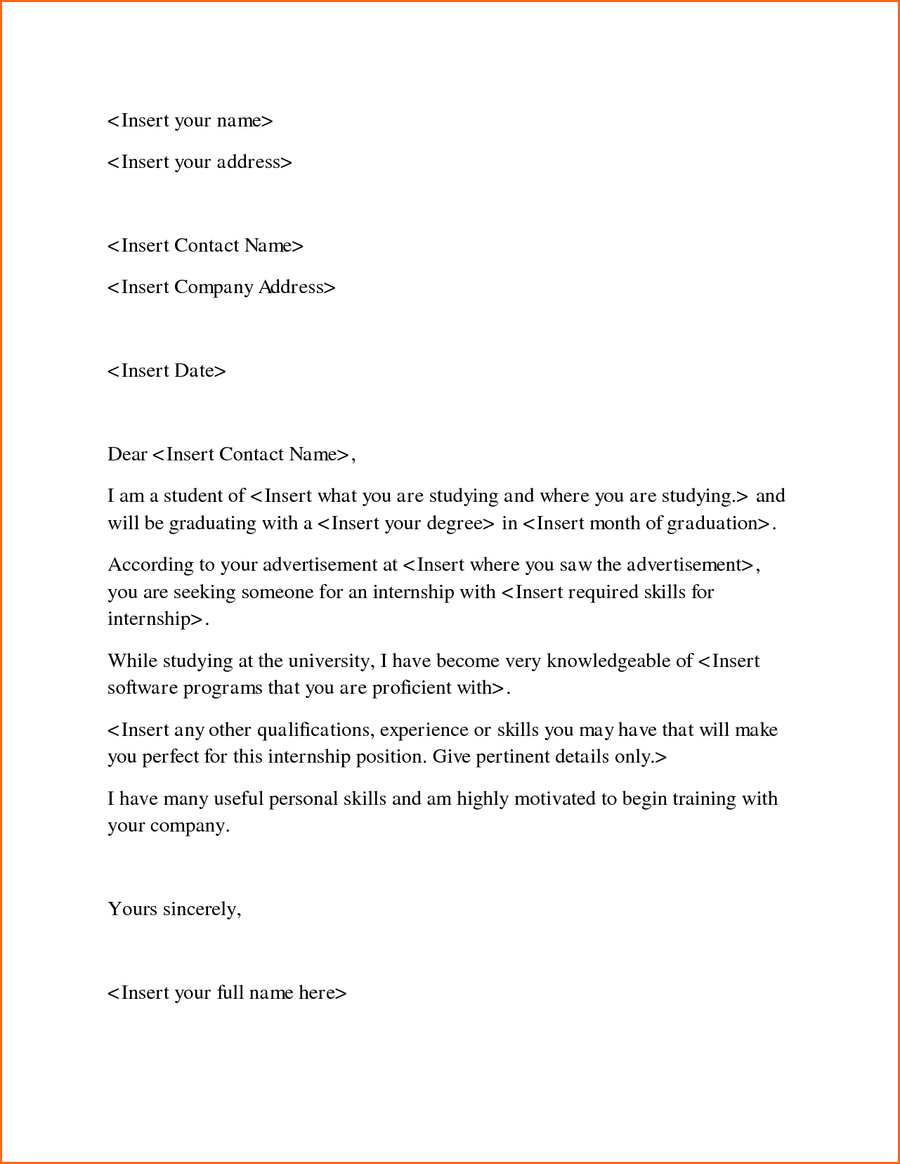 30+ How To Write A Cover Letter For An Internship - letterly.info