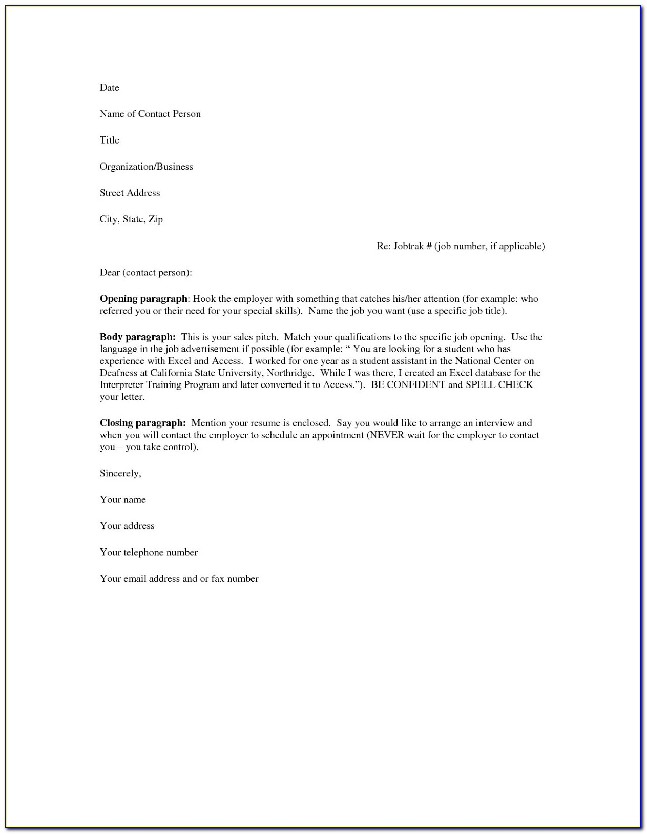 How To Write A Cover Letter For Resume Best Resume Cover Letters ...