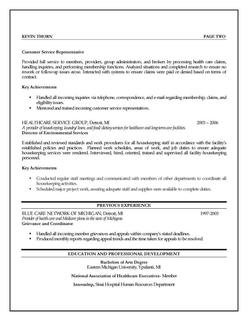 Here Some Writing Tips And Examples Of Human Resources Resume 