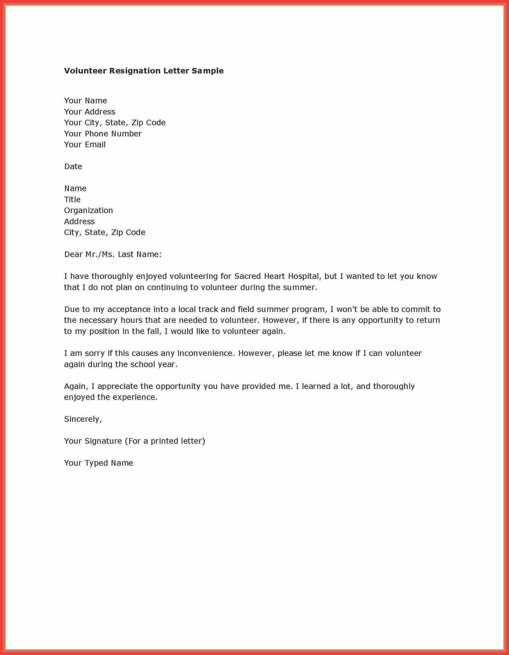 Letter of Resignation Template What Should You Write? - letterly.info