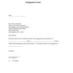 Letter of Resignation Template What Should You Write? - letterly.info