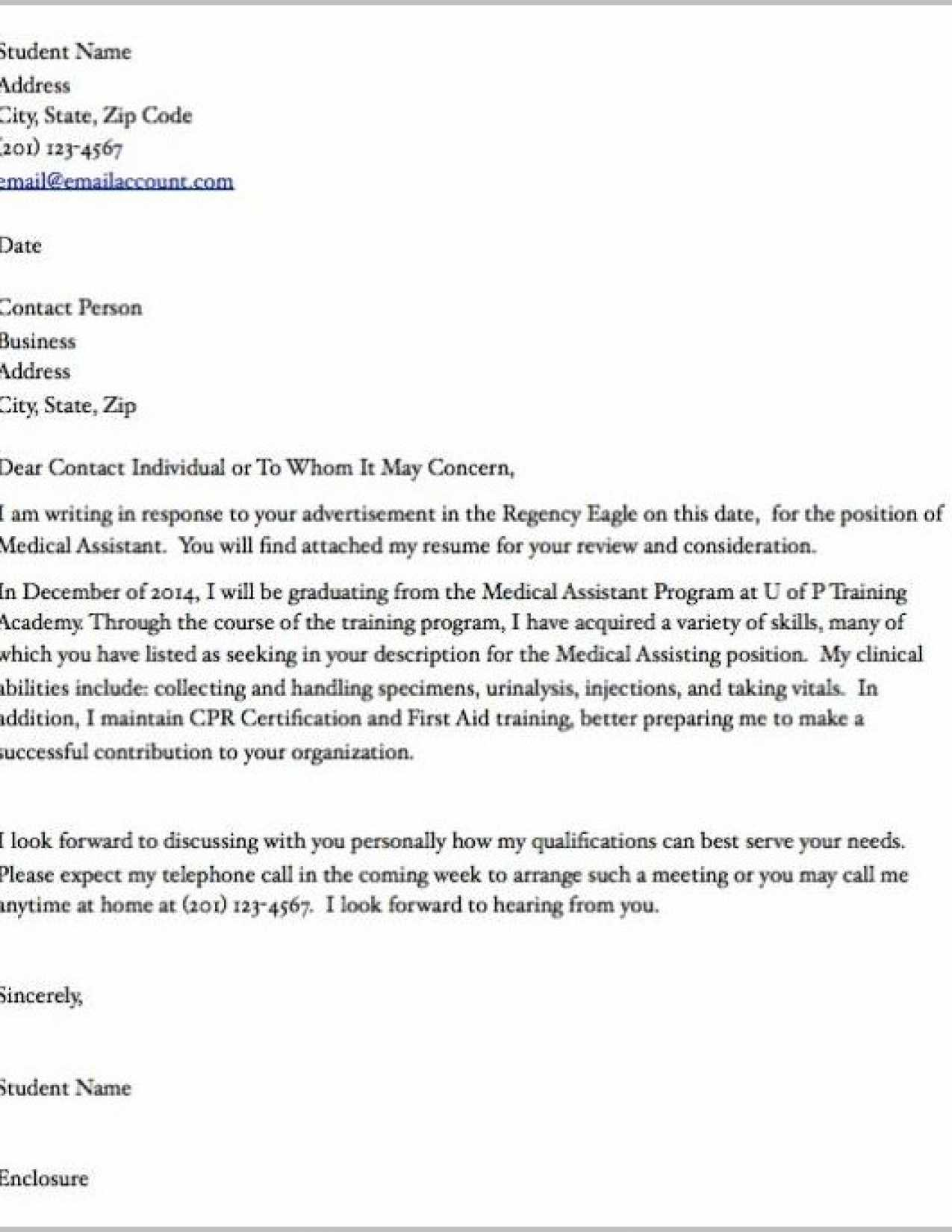 26+ Medical Assistant Cover Letter Examples - letterly.info