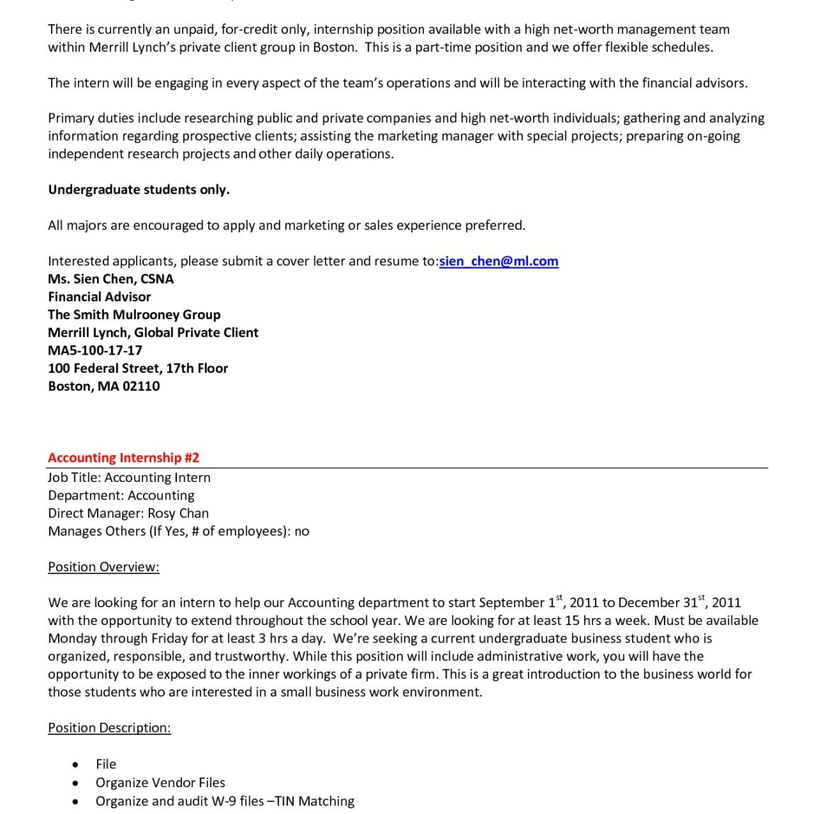 Cover Letter Sample For Students With No Experience