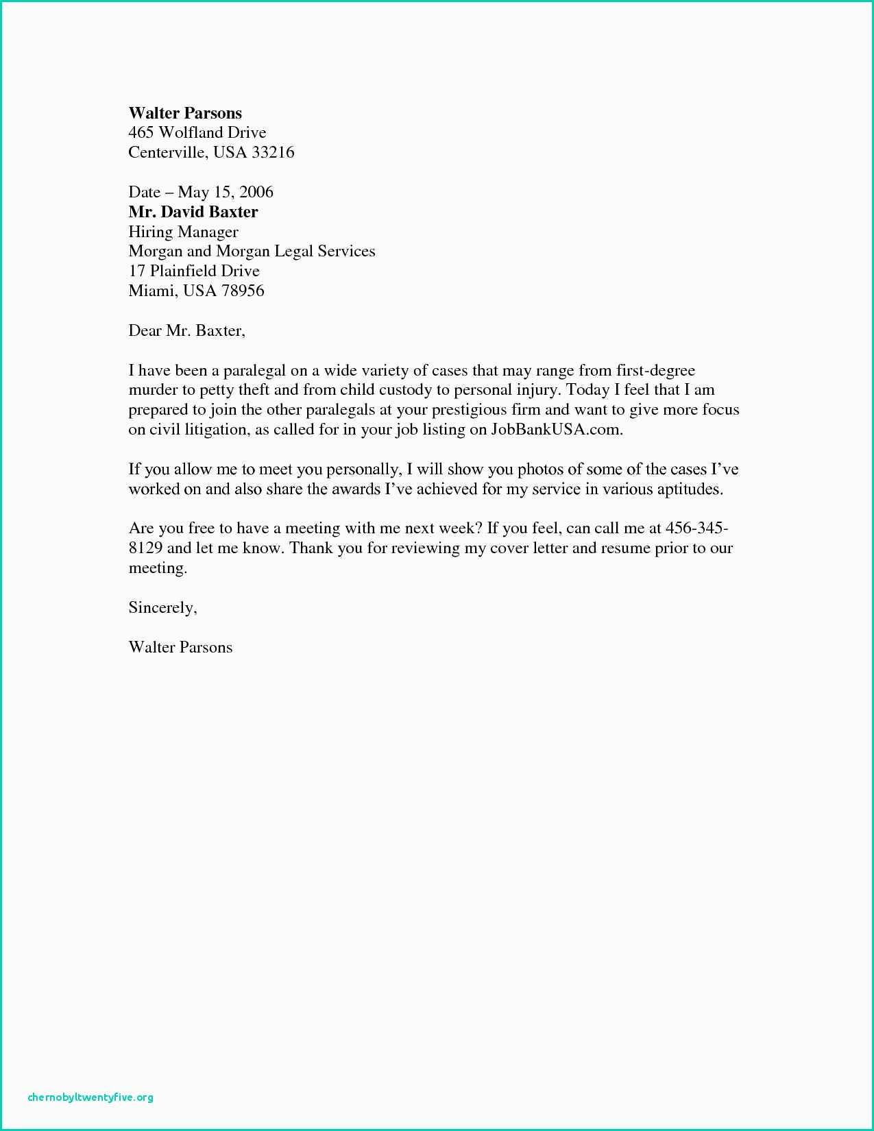 Paralegal Cover Letter Sample Paralegal Cover Letter Cover Letters For ...