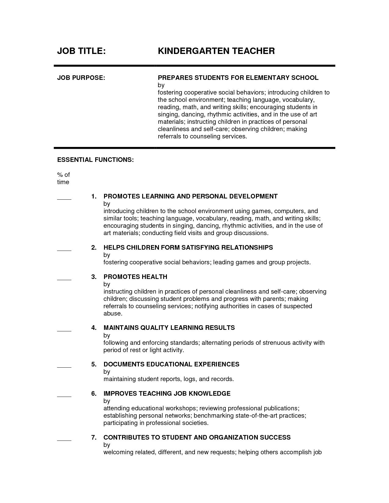 Tips on How to Build a Good Preschool Teacher Resume letterly.info