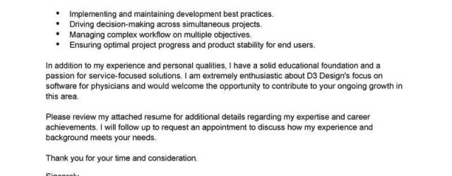 Project Manager Cover Letter Best Technical Project Manager Cover Letter Examples Livecareer
