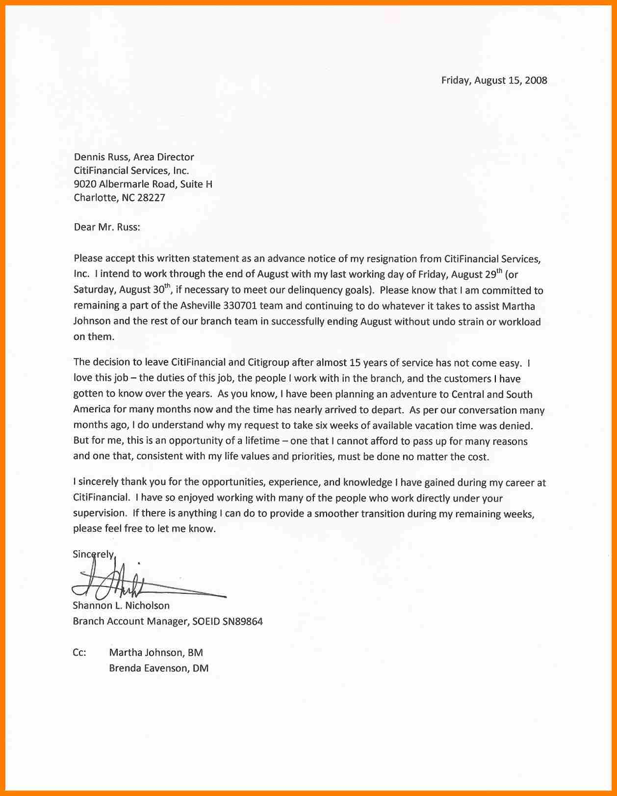 Leave You Job with Outstanding Resignation Letter Template - letterly.info