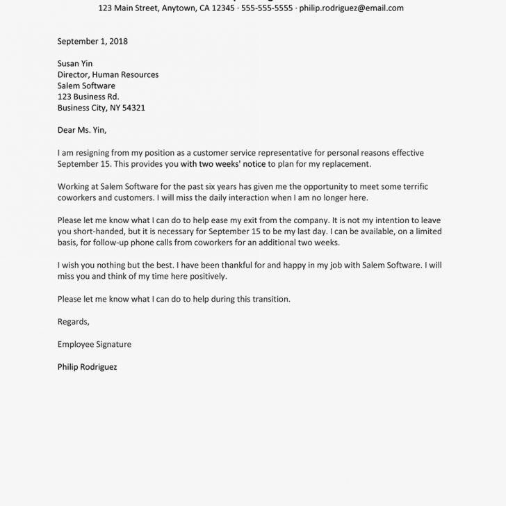 Leave You Job with Outstanding Resignation Letter Template - letterly.info