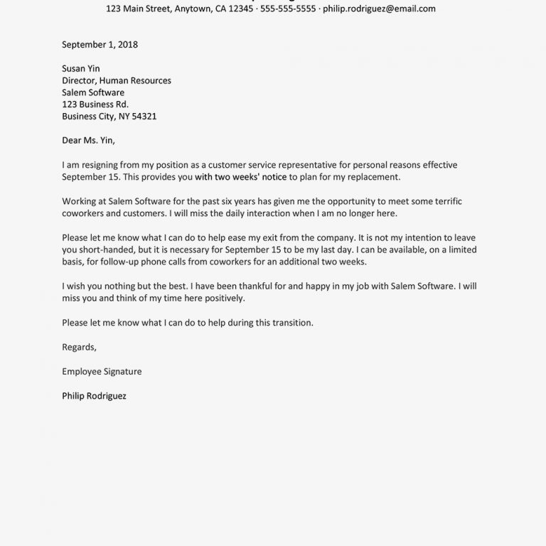 Leave You Job with Outstanding Resignation Letter Template - letterly.info