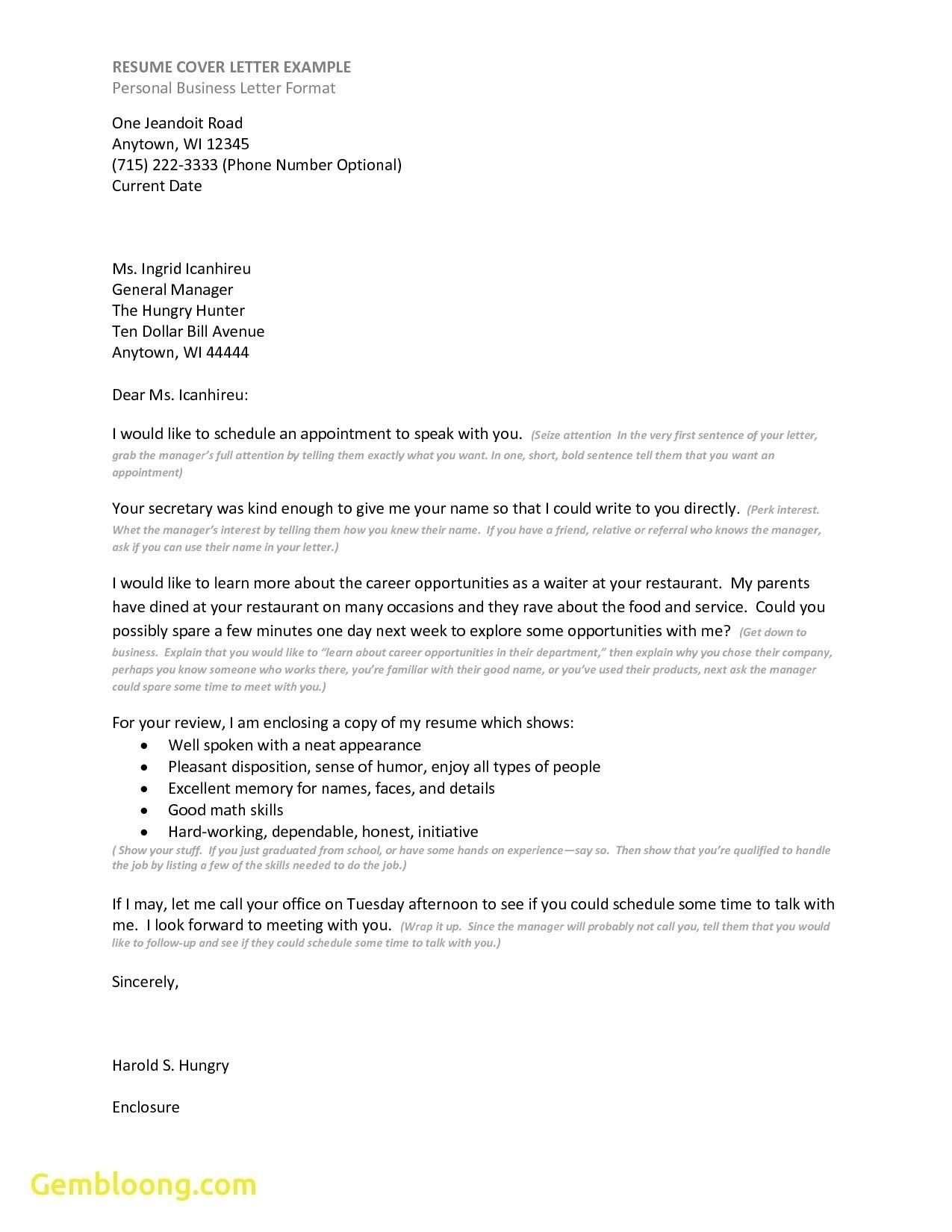 30+ Resume Cover Letter Format - letterly.info