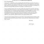 Sales Cover Letter Examples Free Inside Sales Cover Letter Examples Templates From Trust