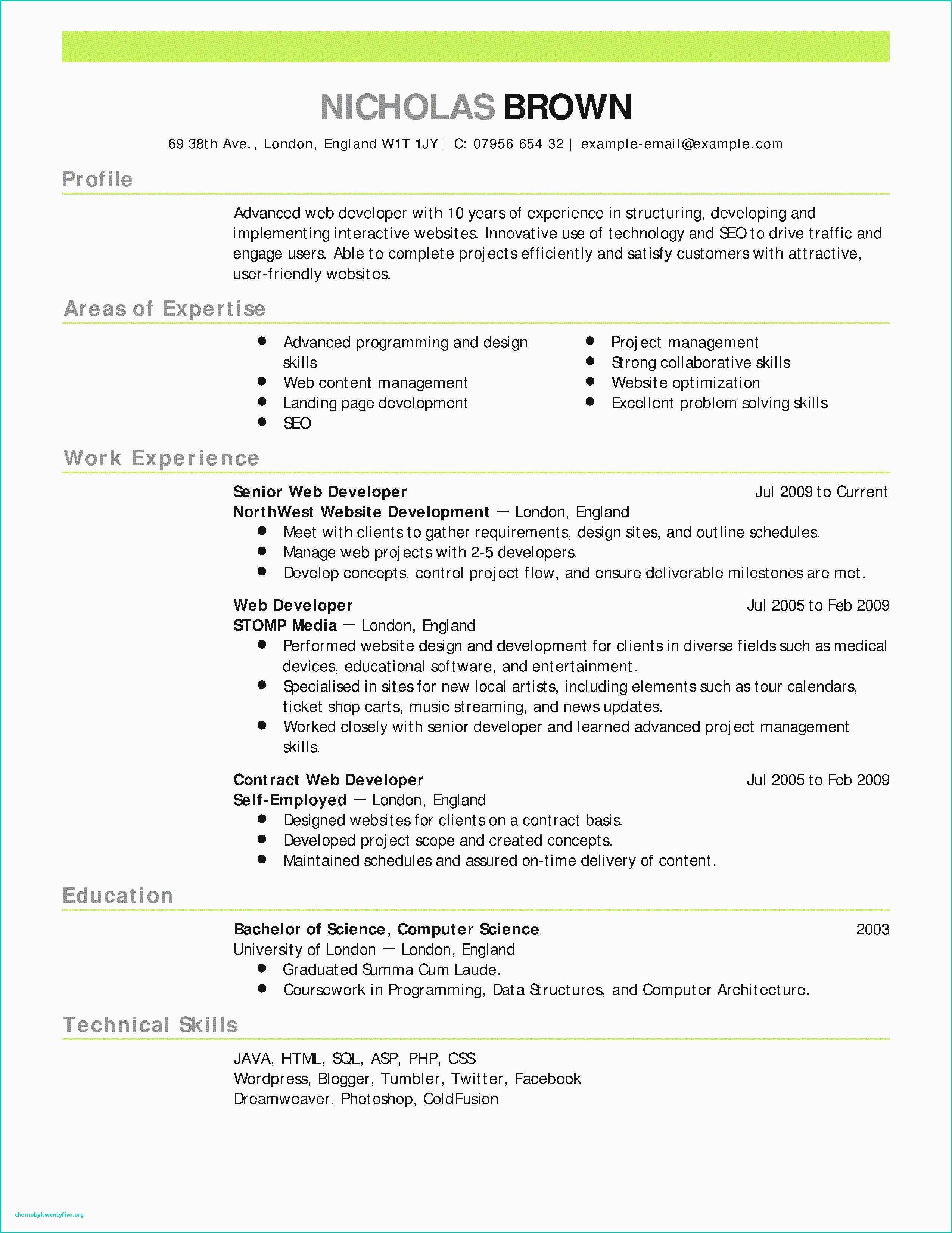 cover letter for web developers